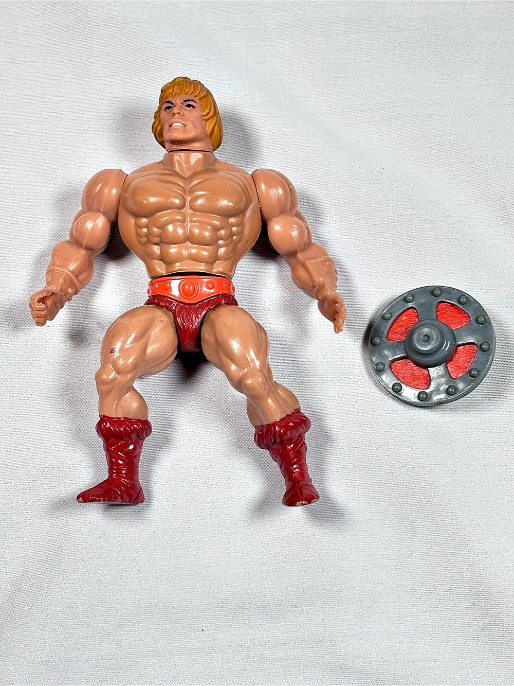 Mattel He-Man (Masters of the Universe) ) Action Figure with Shield Red